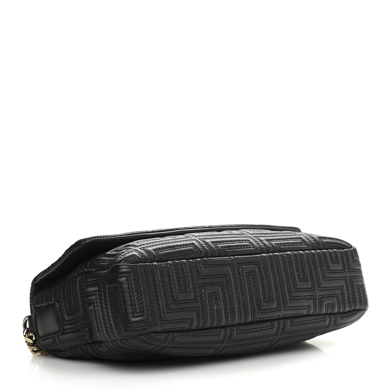 Versace Calfskin Icon Quilted Flap Black 4 of 12