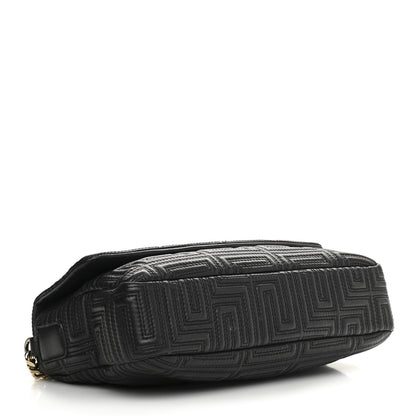 Versace Calfskin Icon Quilted Flap Black 4 of 12
