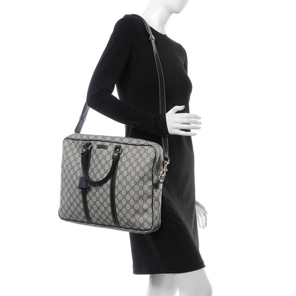 Gucci GG Plus Monogram Medium Briefcase Navy 2 of 8