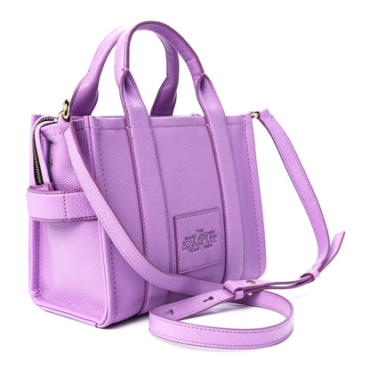 Marc Jacobs Grained Calfskin Small The Tote Bag Regal Orchid 3 of 14