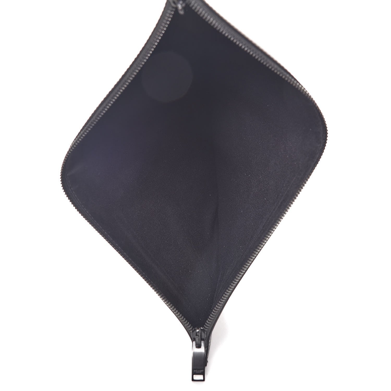 Saint Laurent Coated Canvas Zip Pouch Black 5 of 7