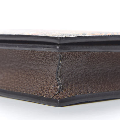 Gucci GG Supreme Monogram Bengal Chain Wallet Beige Pink 10 of 11
