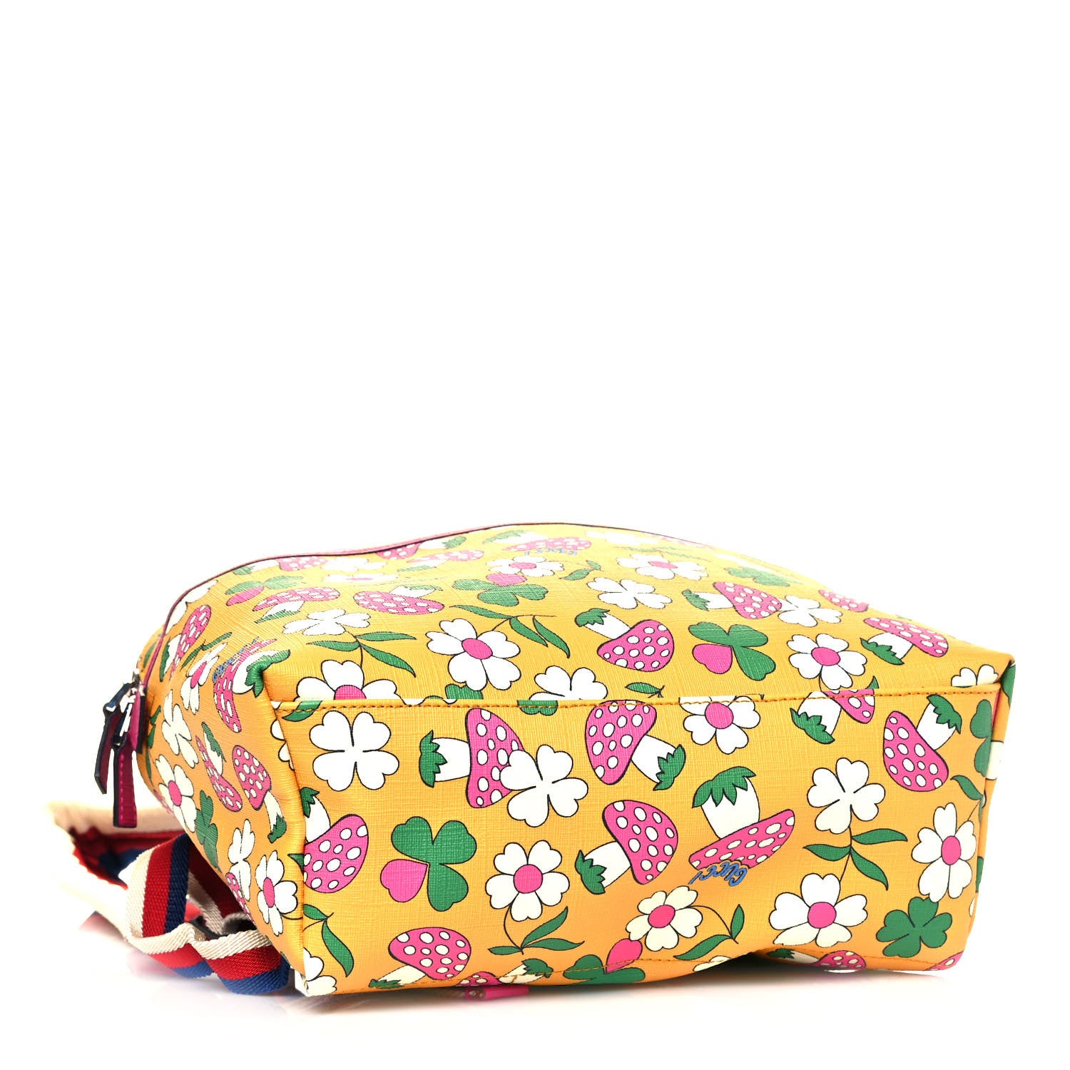 Gucci Canvas Childrens Flower Mushroom Print Backpack 3 of 11
