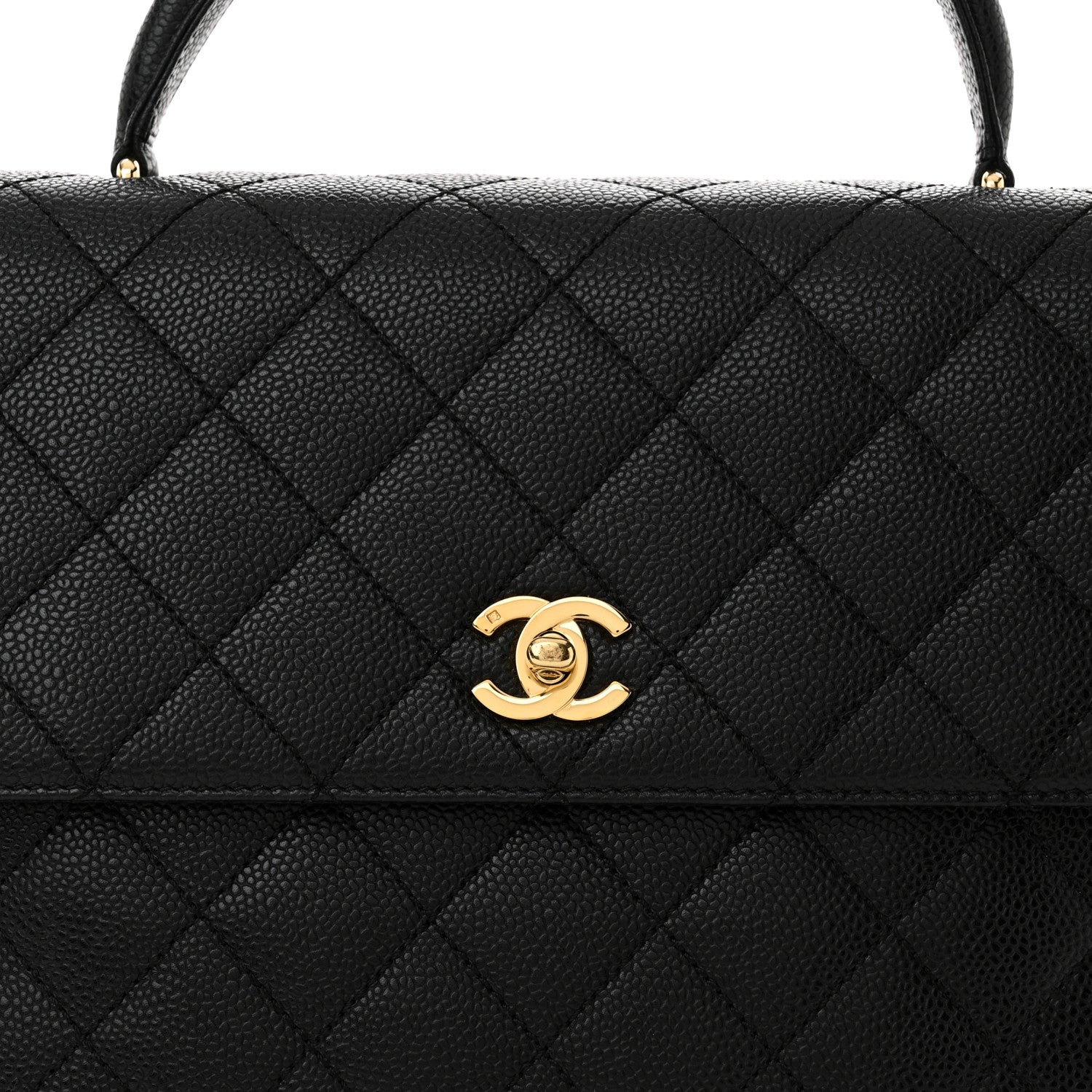 Chanel Caviar Quilted Jumbo Kelly Flap Black 8 of 14