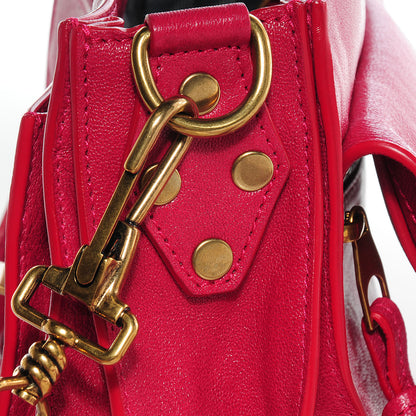 Proenza Schouler Leather PS1 Mini Pouch Messenger Bag Raspberry 13 of 13