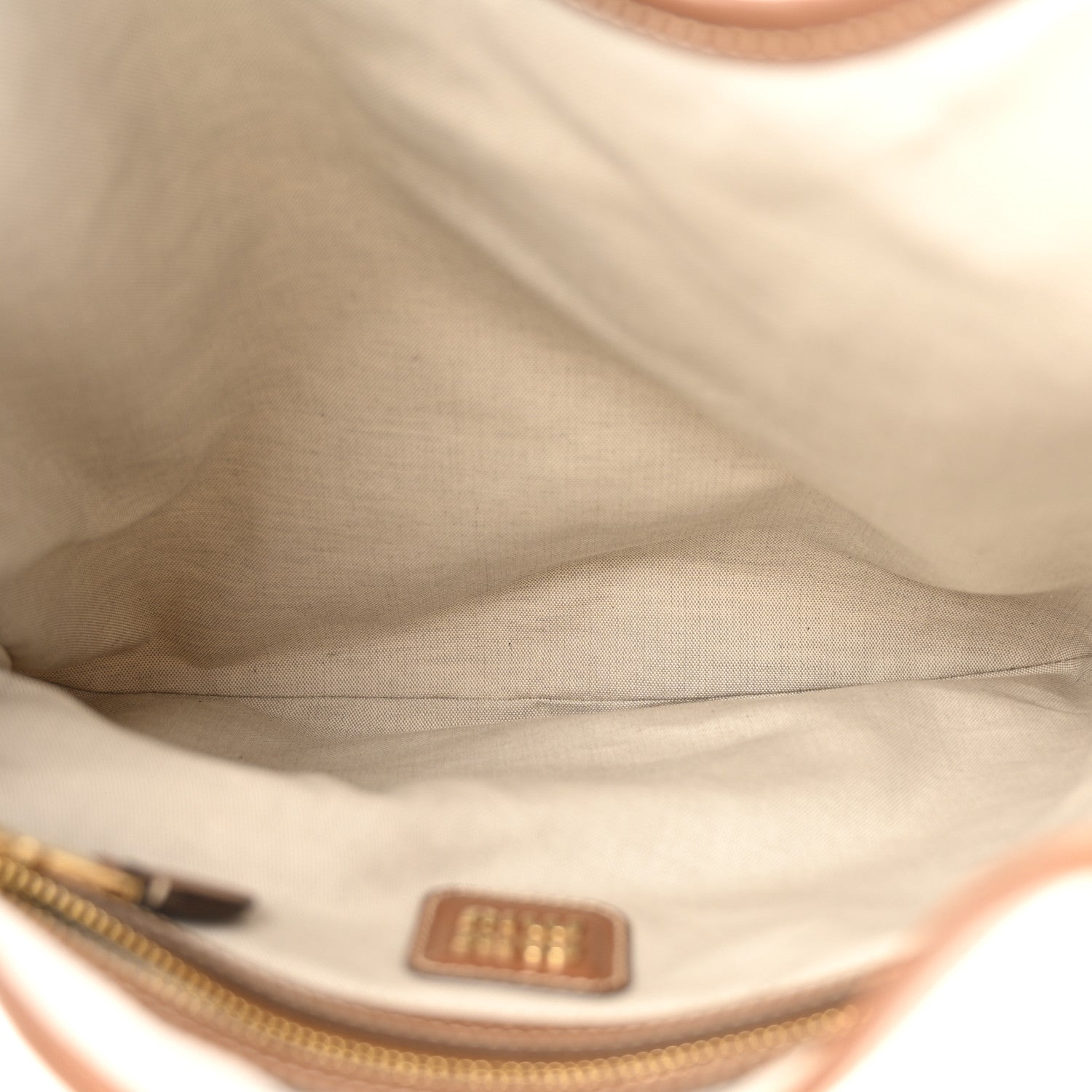 Miu Miu Canvas Ivy Beige Brandy 5 of 10