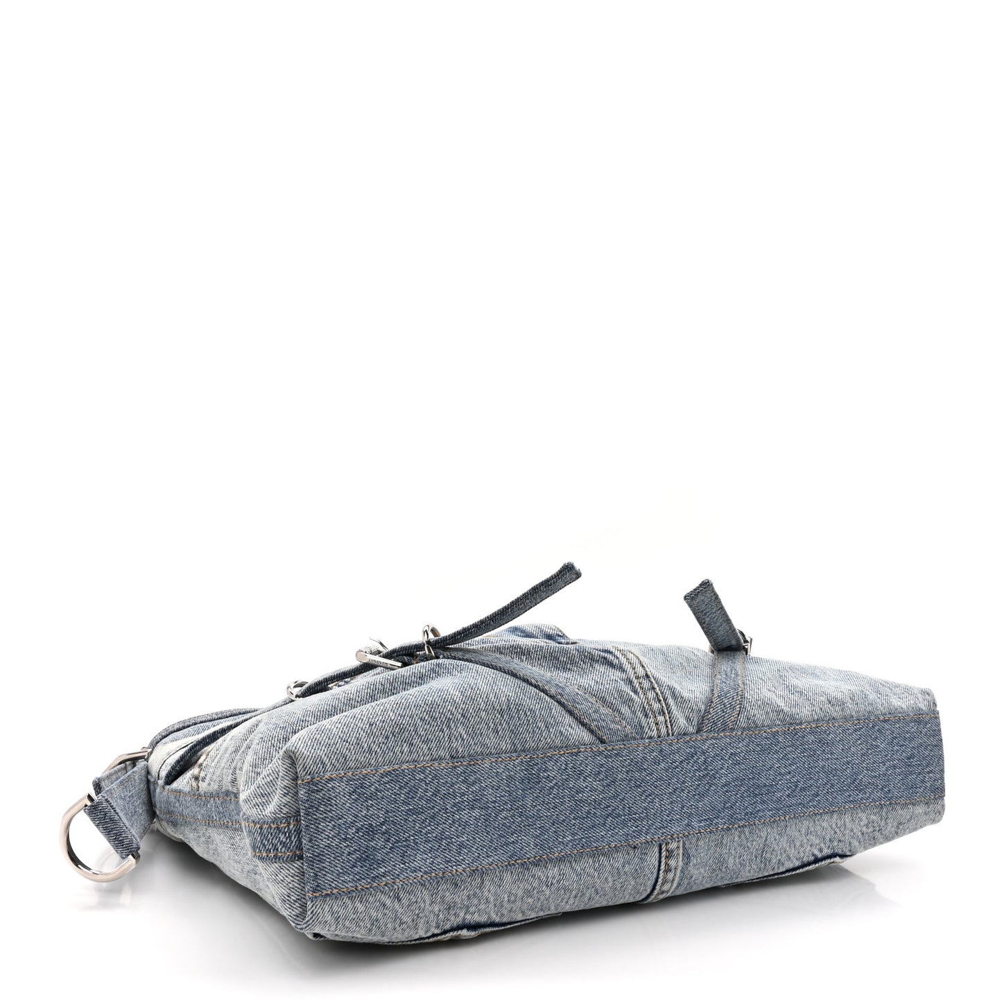 Boyfriend Denim Medium Voyou Bag Medium Blue