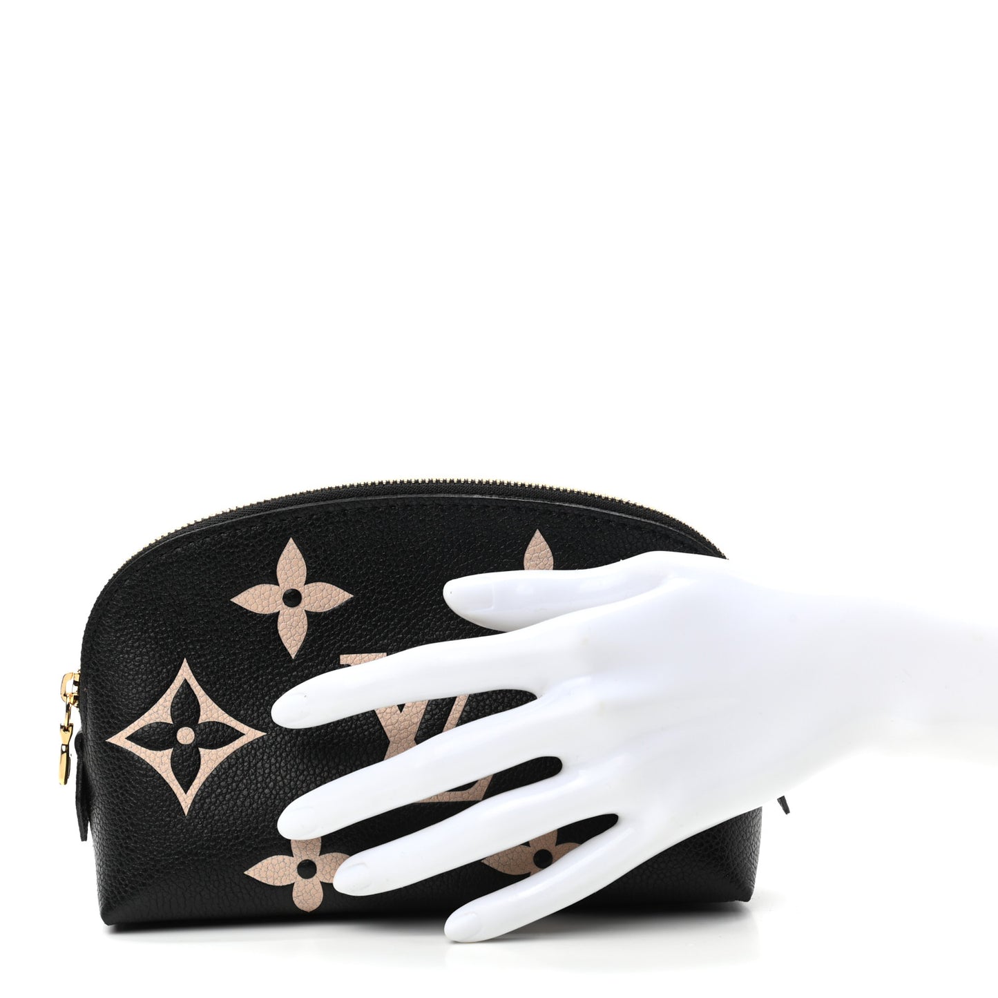 Empreinte Monogram Giant Cosmetic Pouch Black Beige