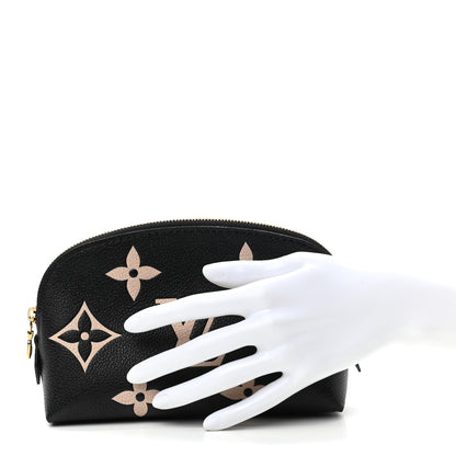 Louis Vuitton Empreinte Monogram Giant Cosmetic Pouch Black Beige 2 of 6