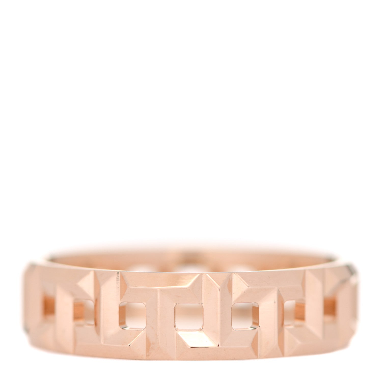 Tiffany 18K Rose Gold Wide T True Ring 59 8.75 3 of 5