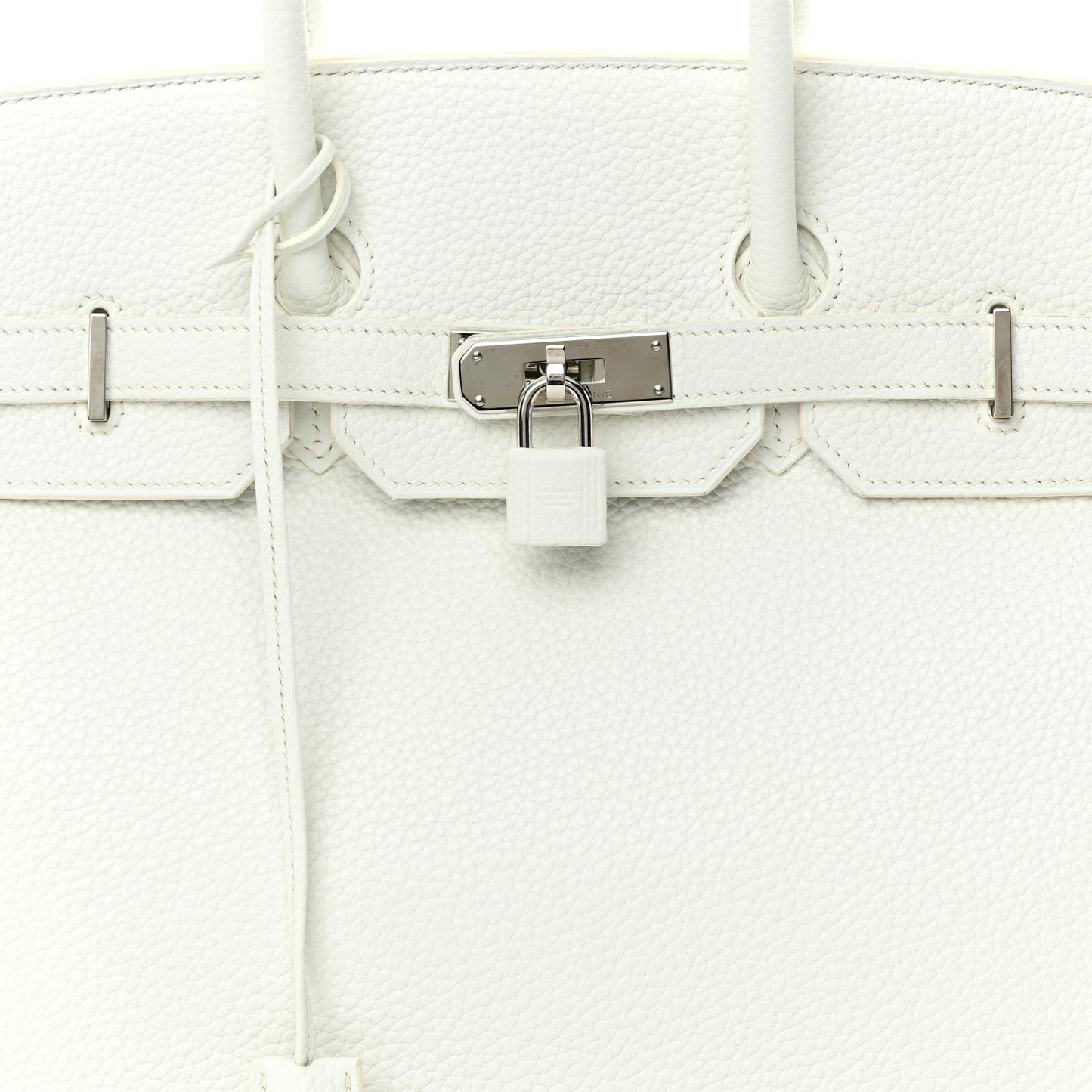 Taurillon Clemence Birkin 35 White