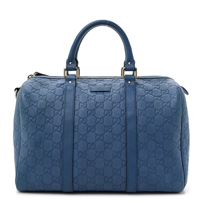Gucci Guccissima Medium Joy Boston Blue 1 of 14