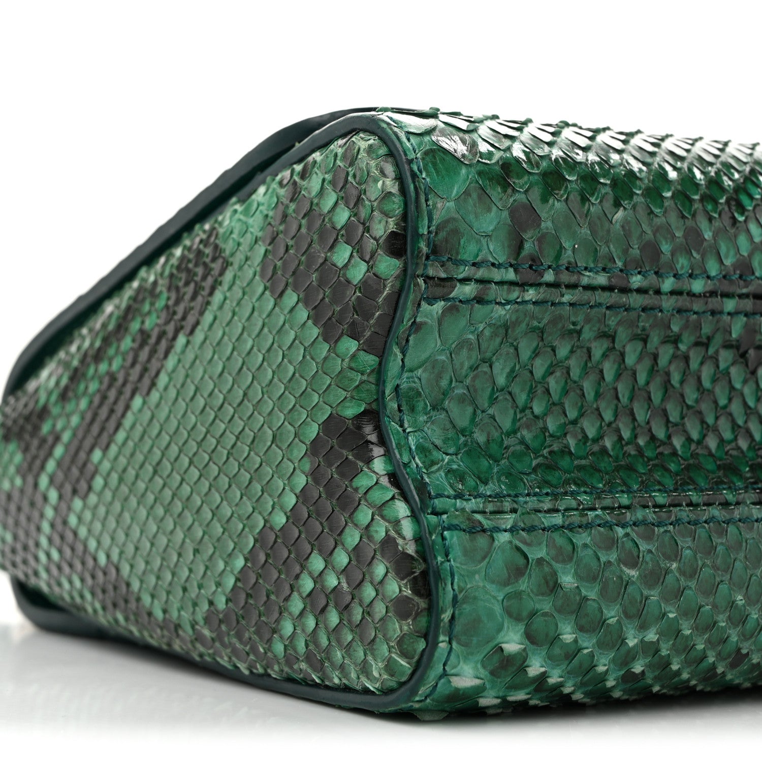 Louis Vuitton Snakeskin Twist Shoulder Bag MM Green 8 of 11
