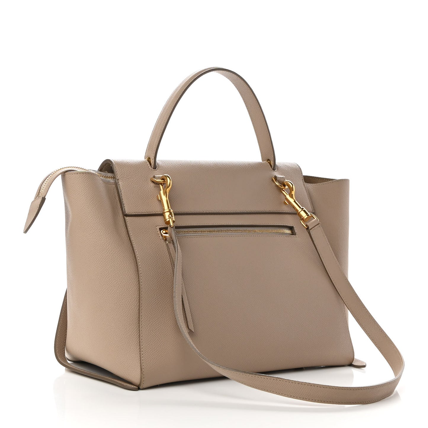 Grained Calfskin Mini Belt Bag Light Taupe