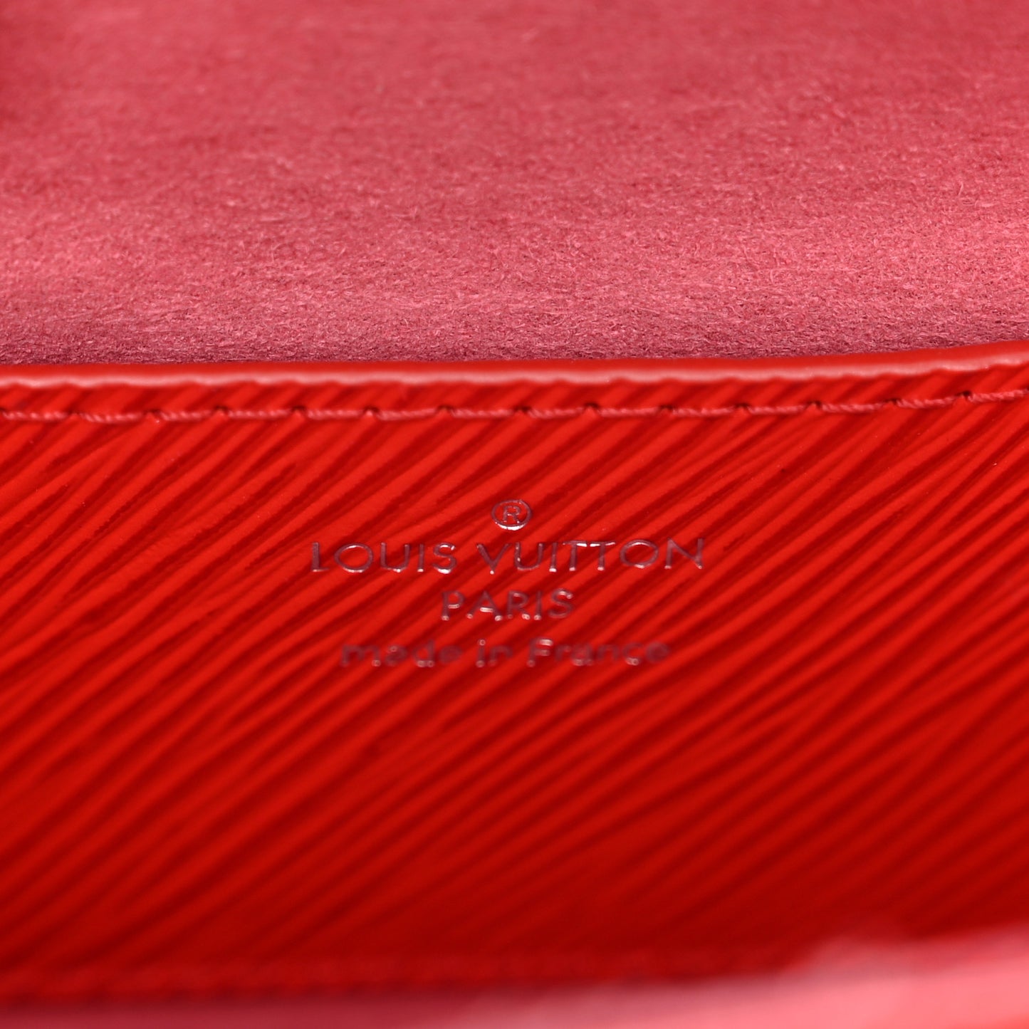 Epi Twist Shoulder Bag MM Coquelicot