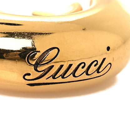 Gucci Metal G Motif Hoop Earrings Gold 4 of 5