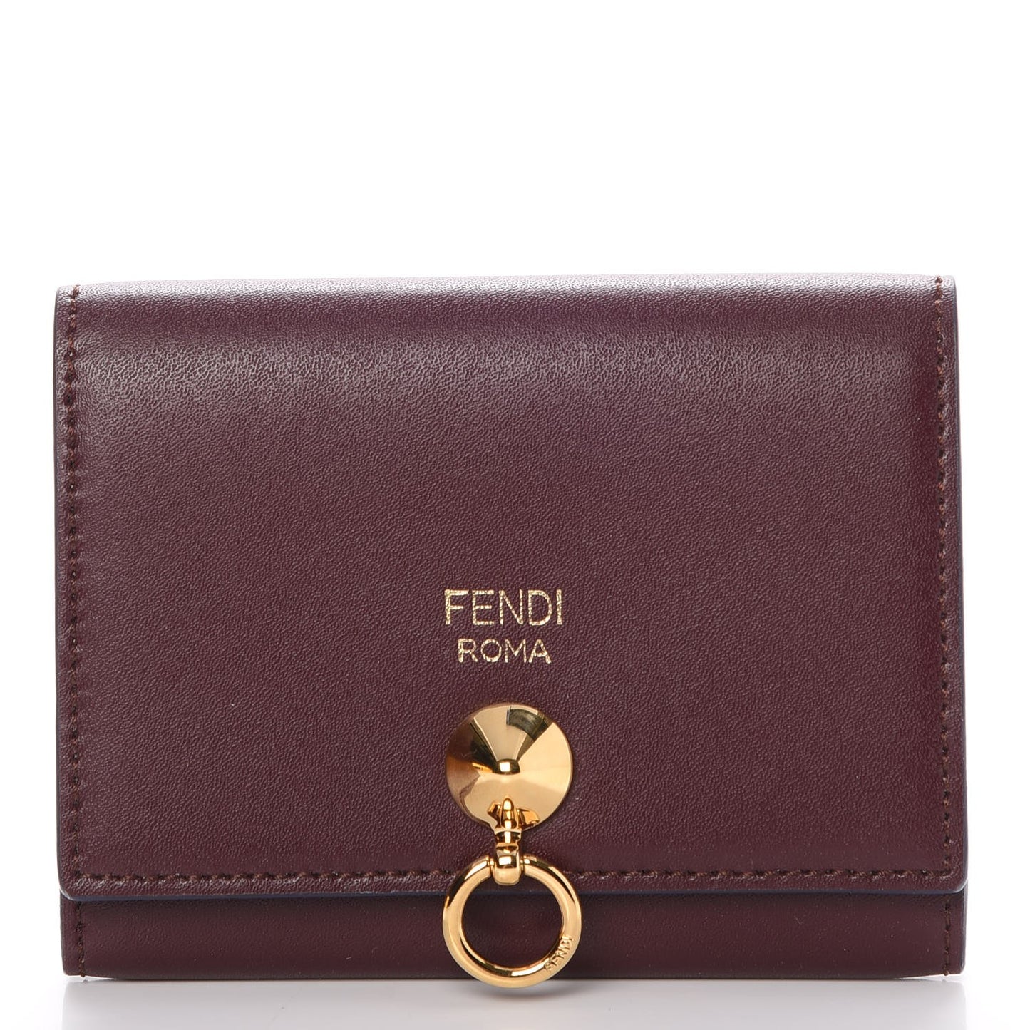 Vitello Liberty Vitello Century Bi-Color By The Way Gusseted Cardholder Bordeaux Sand