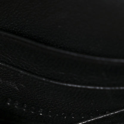 Balenciaga Shiny Calfskin Crocodile Embossed Hourglass Chain Bag Black 8 of 11