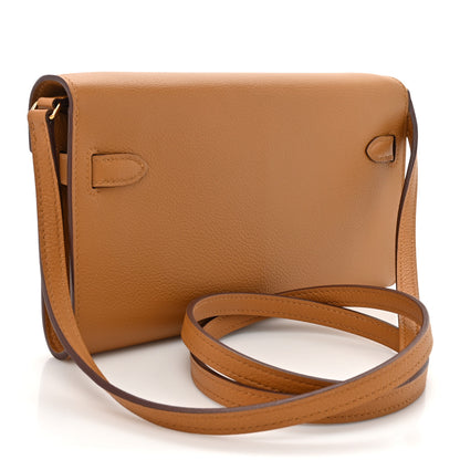 Hermes Evercolor Kelly Wallet To Go Sesame 3 of 11