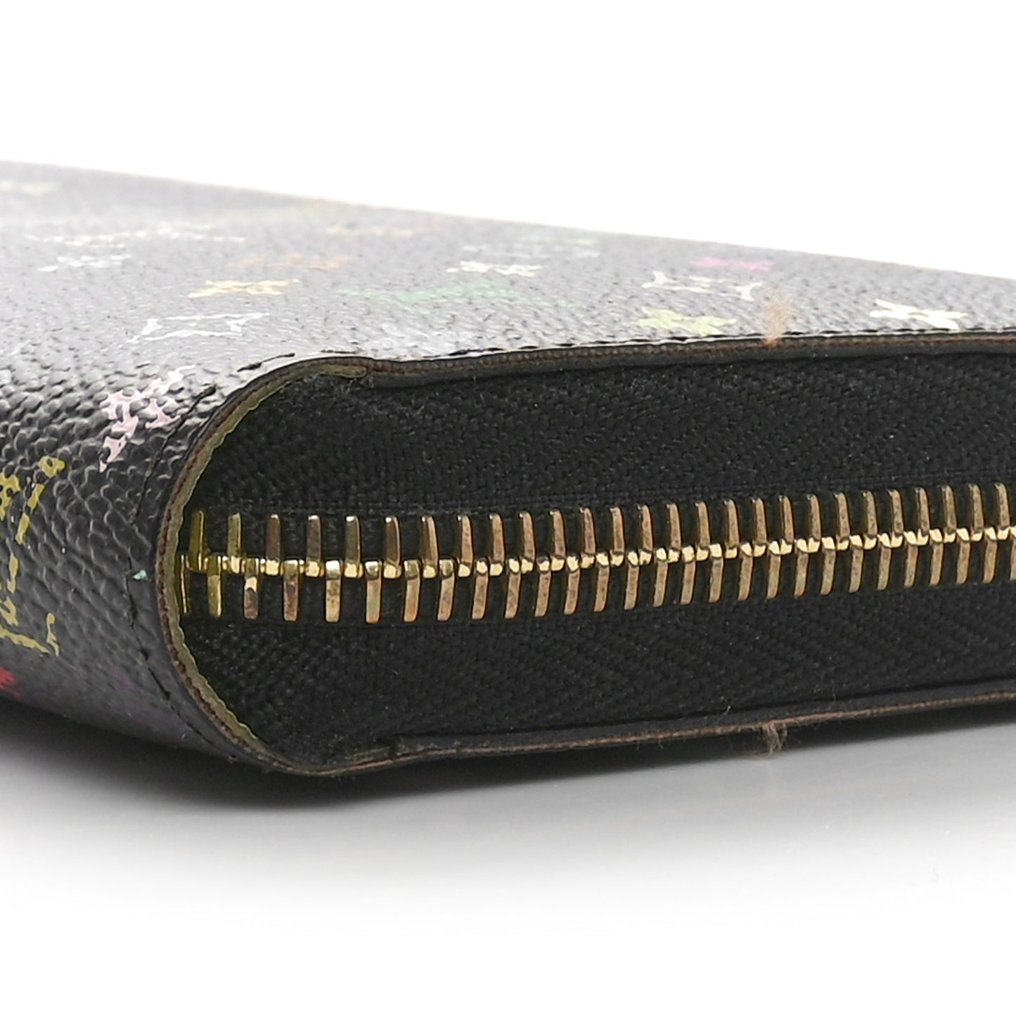 Monogram Multicolor Zippy Wallet Black Pistachio