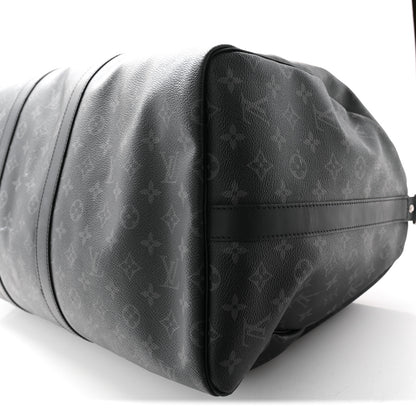 Louis Vuitton Monogram Eclipse Keepall Bandouliere 55 8 of 9