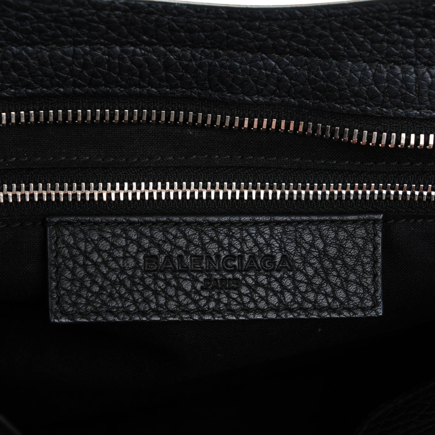 Balenciaga Grained Lambskin Classic Silver Hardware City Black 6 of 7
