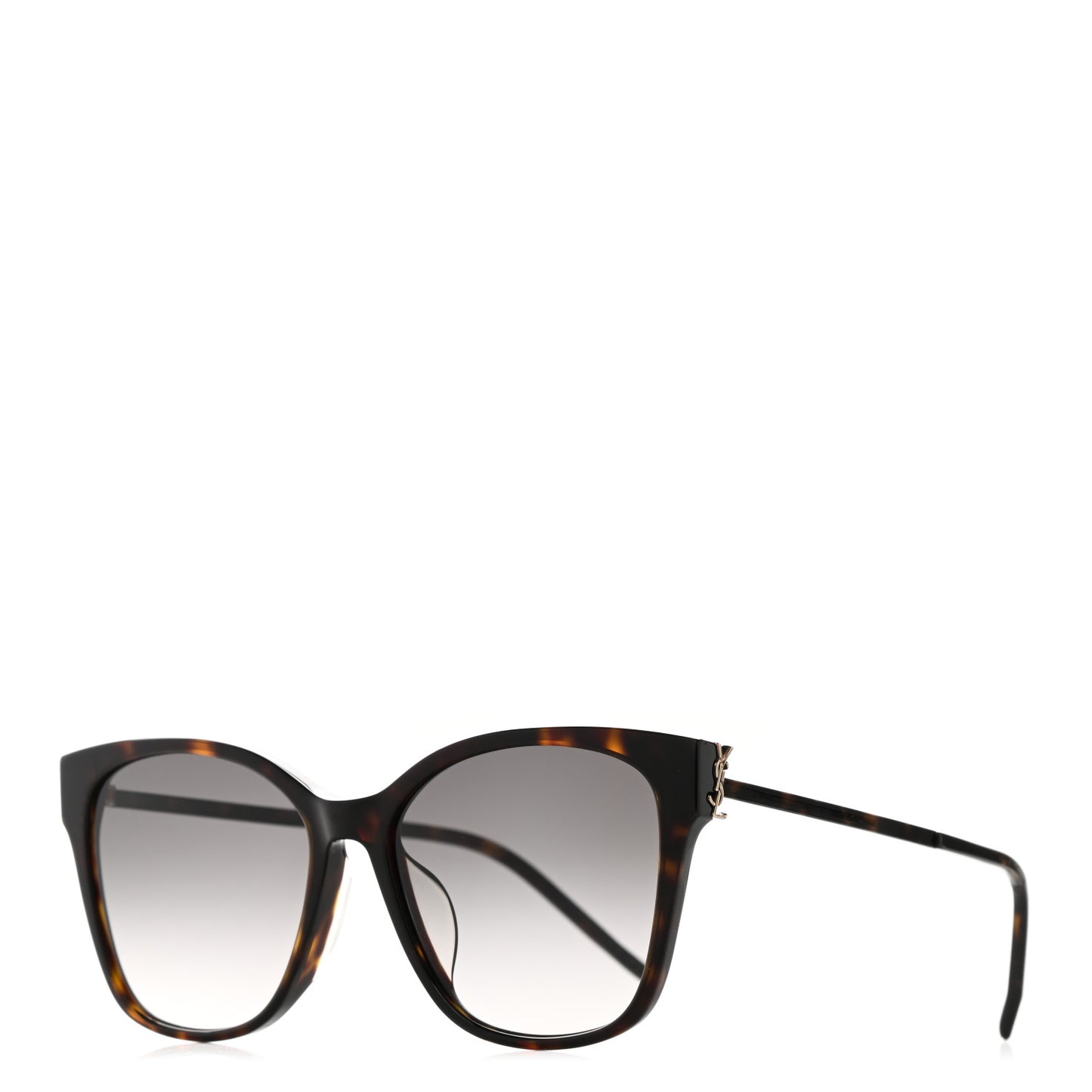 Square Acetate Metal SLM48S Sunglasses Tortoise