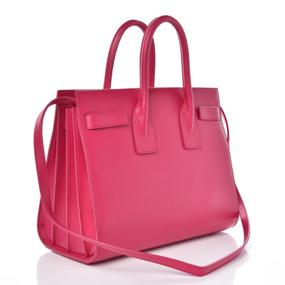 Saint Laurent Calfskin Small Sac De Jour Bubblegum 3 of 7
