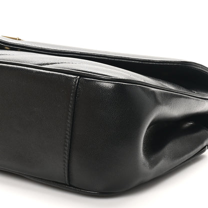 Saint Laurent Lambskin Chevron Quilted Medium Loulou Black 11 of 12