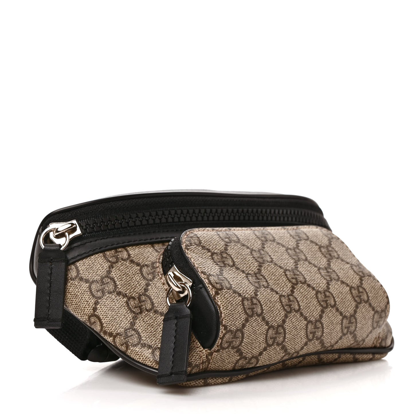 GG Supreme Monogram Belt Bag Black