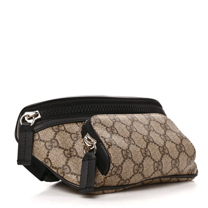 Gucci GG Supreme Monogram Belt Bag Black 3 of 8