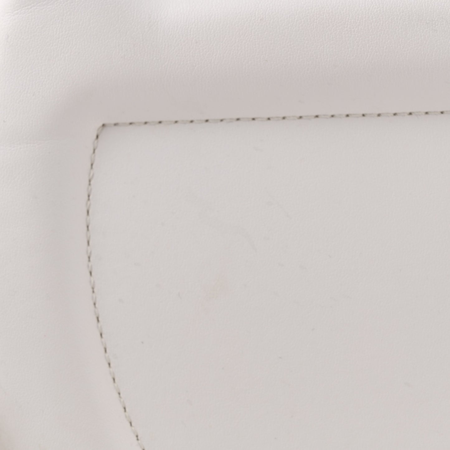 Vegan Leather Major Circle Bag White