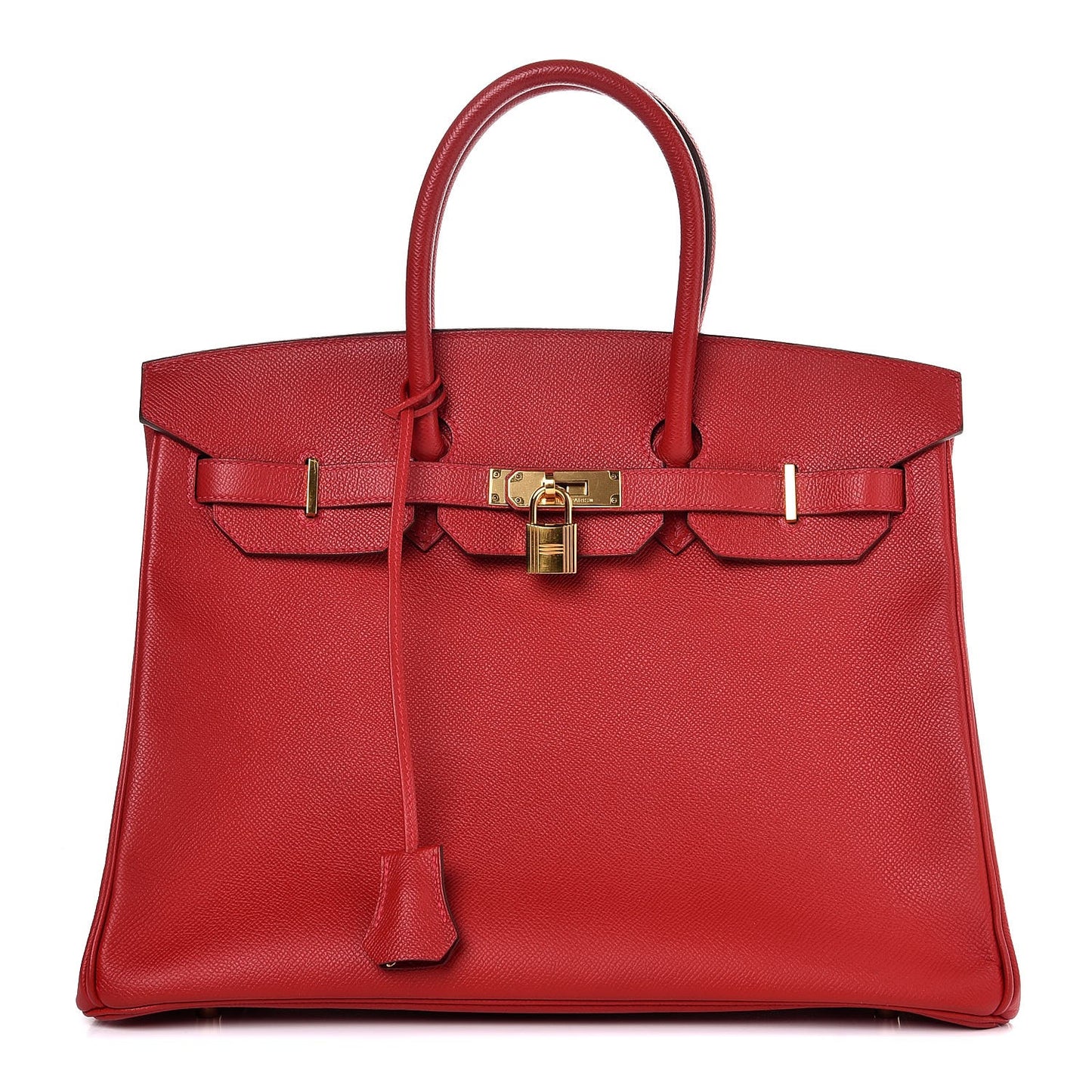 Epsom Birkin 35 Rouge Casaque