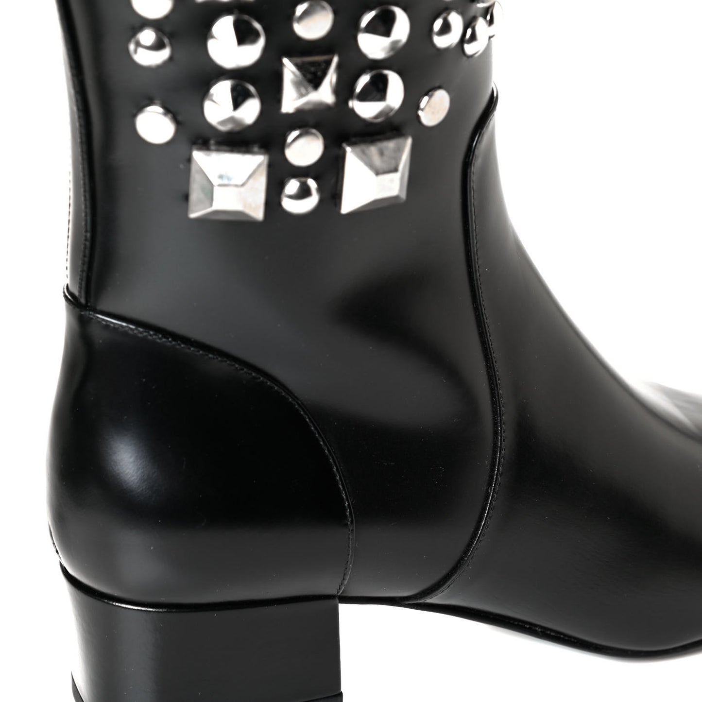 Ketta Studded Babies 40 Brod Knee High Boots 36 Black