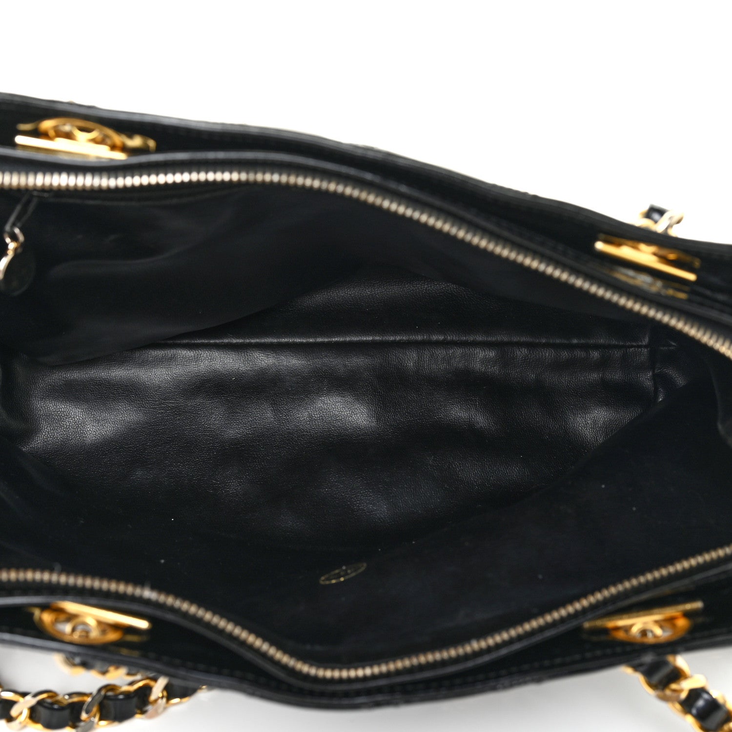 Chanel Patent Quilted Tote Black 5 of 21