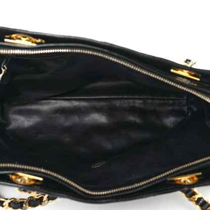 Chanel Patent Quilted Tote Black 5 of 21