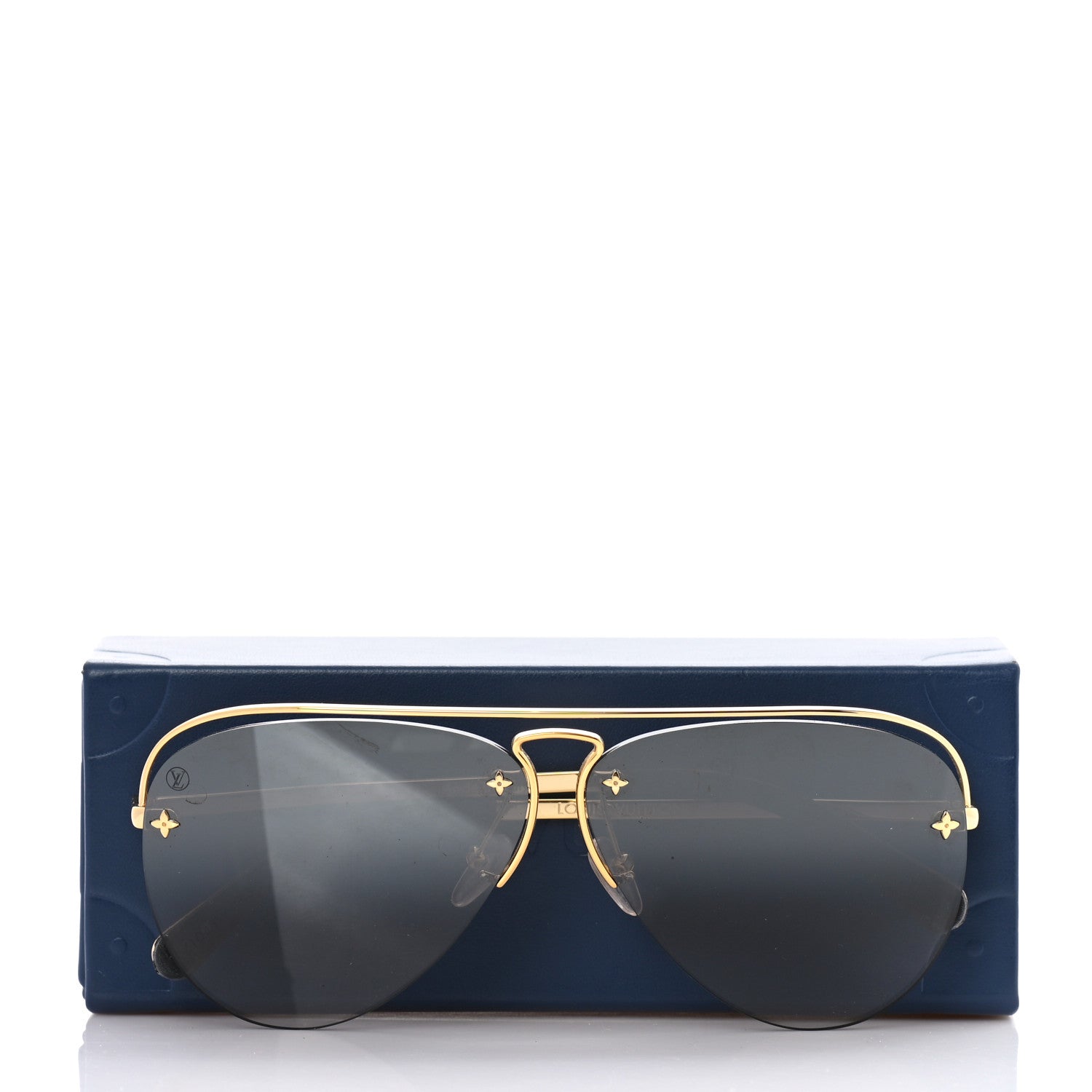 Louis Vuitton Monogram Grease Gradient Sunglasses Z1045W Grey 12 of 12