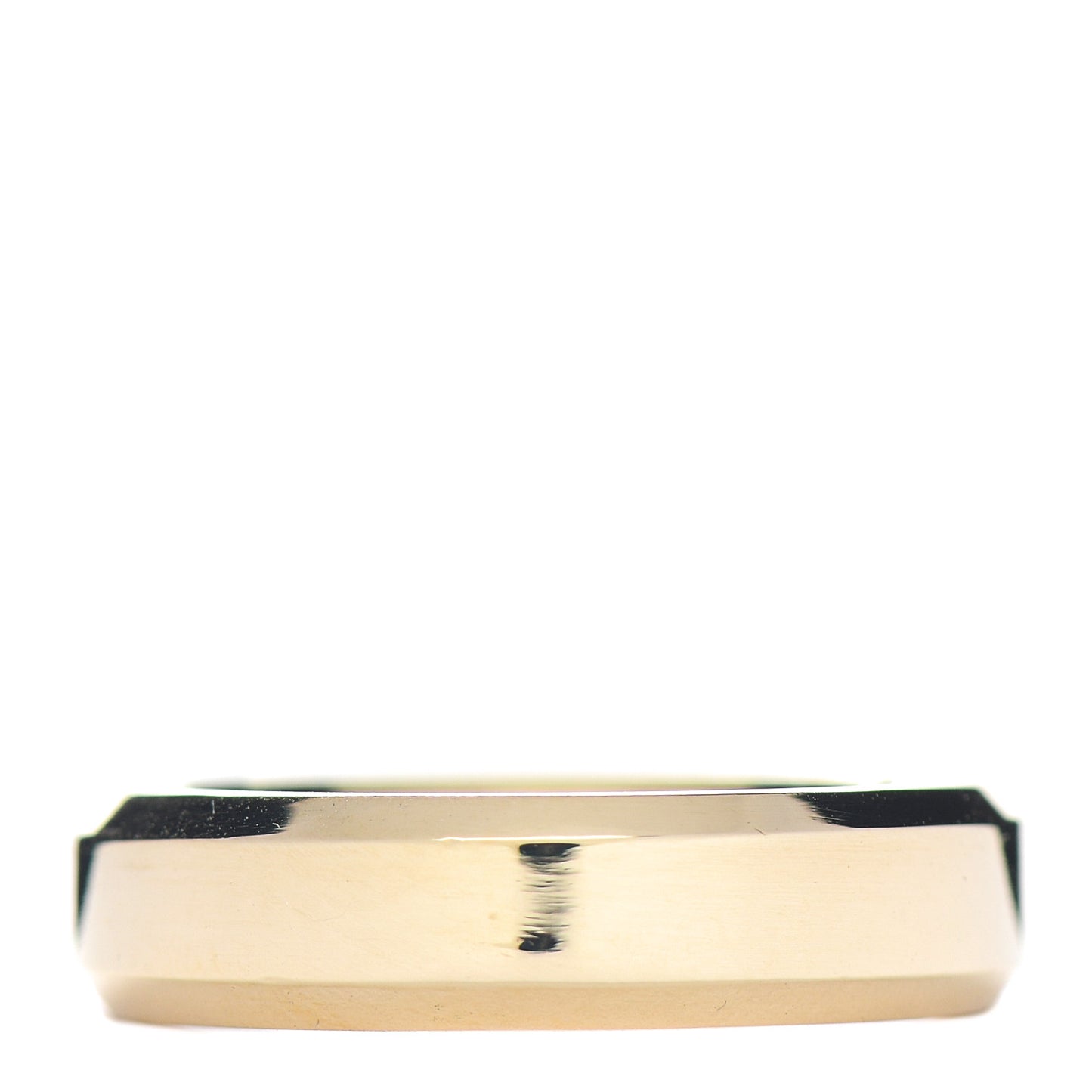 18K Yellow Gold 6mm Beveled Band Ring 60 9