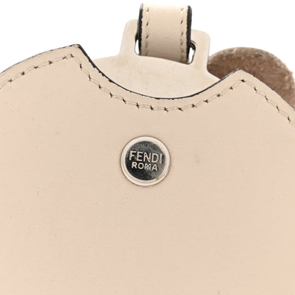 Fendi Calfskin Flowerland Mirror Bag Charm Beige Multicolor 5 of 8