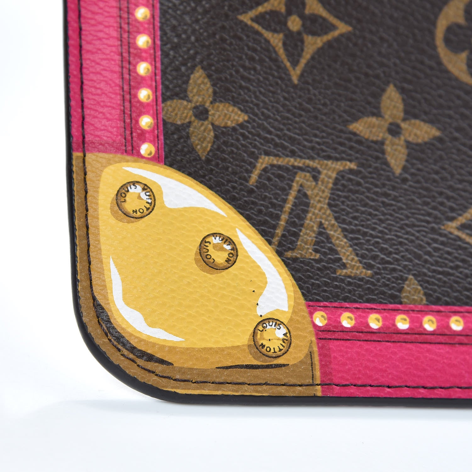 Louis Vuitton Monogram Summer Trunks MM GM Pochette 9 of 12