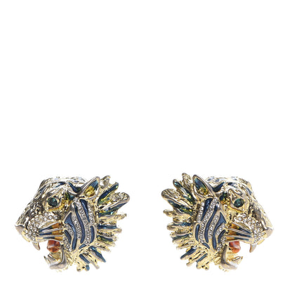 Gucci Crystal Rajah Earrings Gold 1 of 5