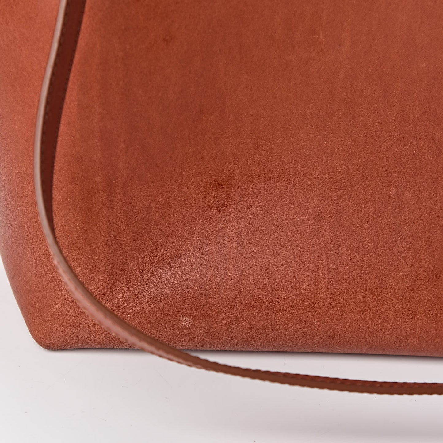 Calfskin Bucket Bag Brandy