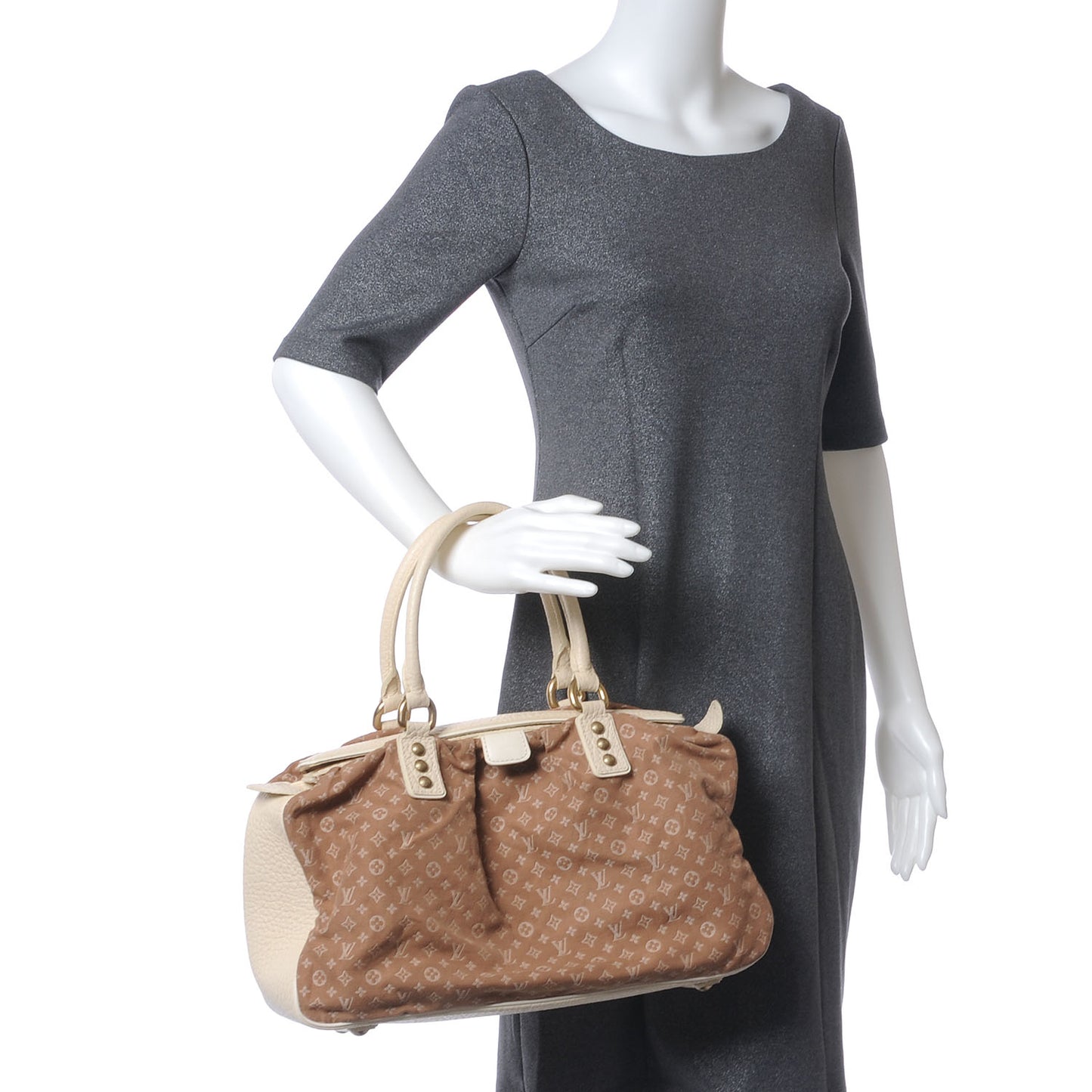 Mini Monogram Trapeze GM Camel