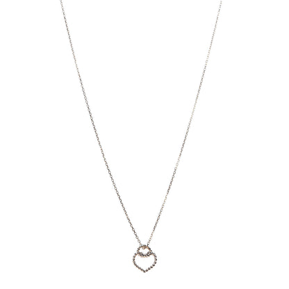 Cartier 18K Pink Gold Twist Heart Pendant Necklace 1 of 4