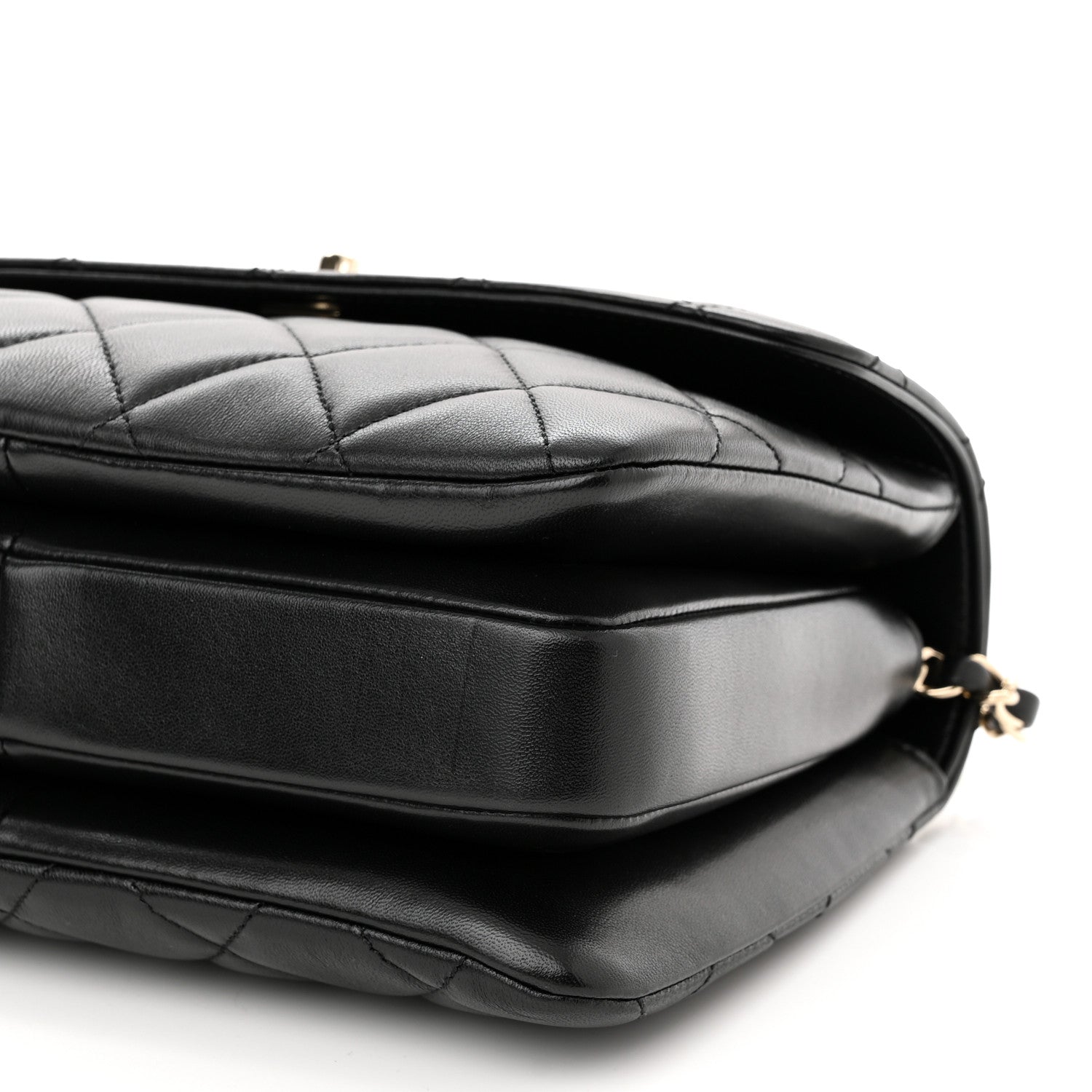 Chanel Lambskin Quilted Small Trendy CC Dual Handle Flap Bag Black 10 of 10