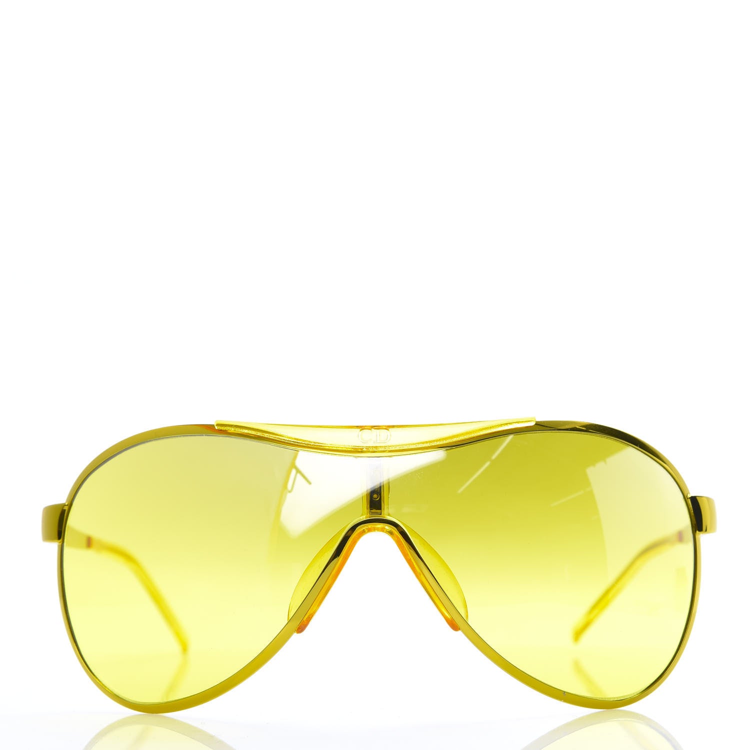 Christian Dior Rodeo Drive Aviator Sunglasses Yellow 2 of 6