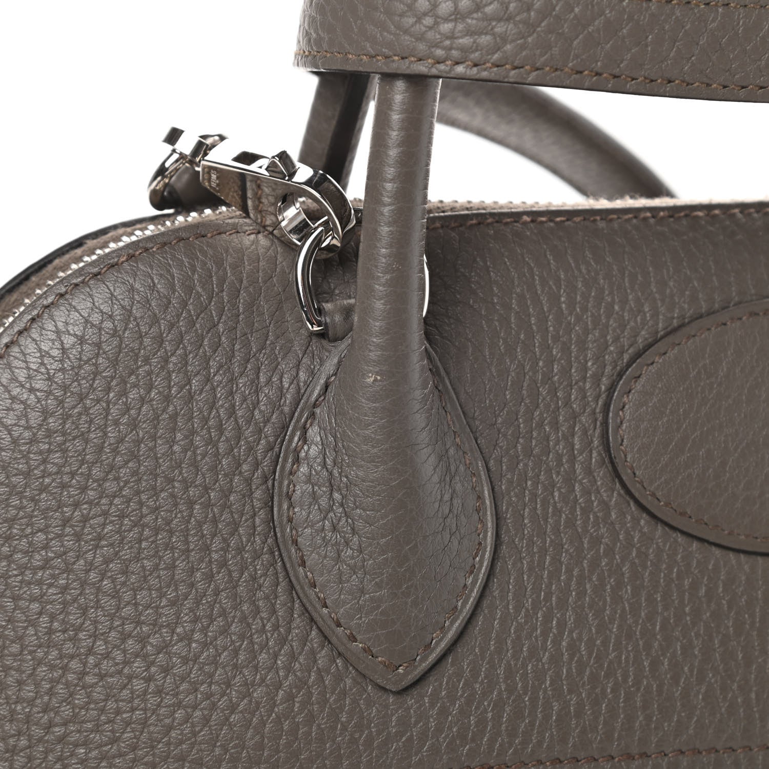 Hermes Taurillon Clemence Bolide 31 Etain 17 of 17