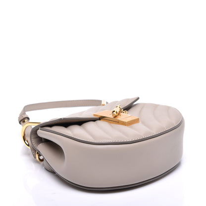 Chloe Calfskin Quilted Mini Drew Bijou Shoulder Bag Motty Grey 5 of 10