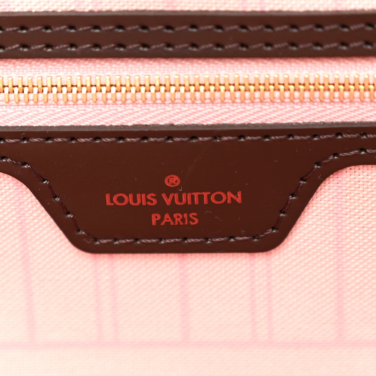 Louis Vuitton Damier Ebene Neo Neverfull MM Rose Ballerine 6 of 10
