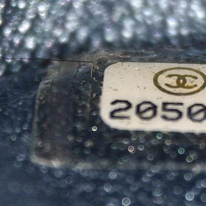 Chanel Metallic Caviar Quilted Jumbo Double Flap Dark Grey 7 of 12